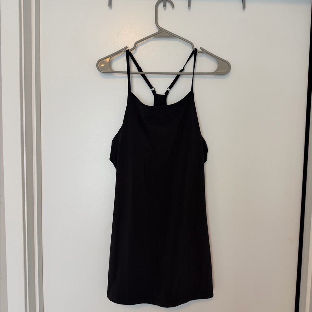 Black Strappy Women's Athletic Dress